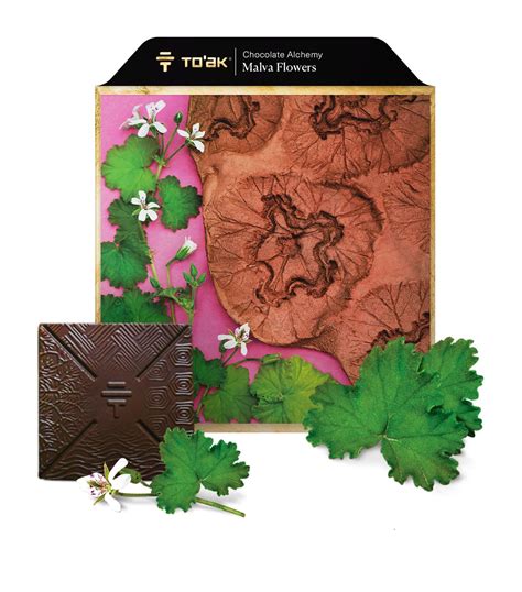 To'ak Alchemy Malva Flowers Dark Chocolate Bars (56g) | Harrods US