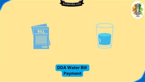 DDA Water Bill Payment Online - Pay Using Consumer ID Easily