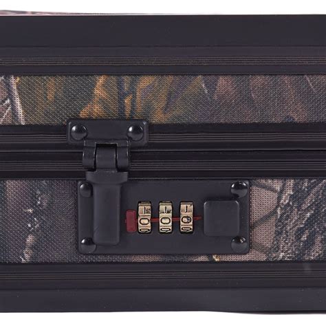 49" Long Aluminum Locking Rifle Gun Case Lock Shotgun Storage Box Carry Camo