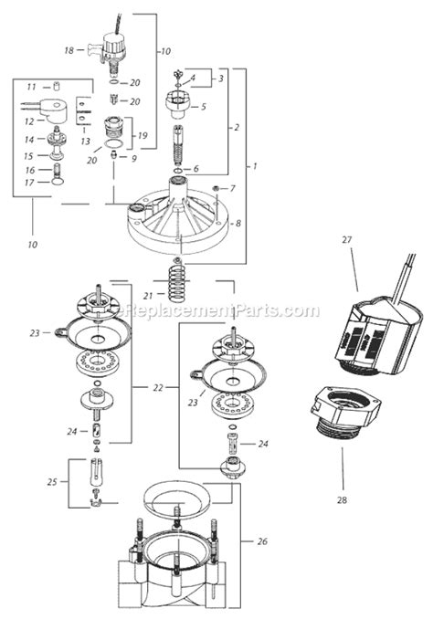 Rain Bird 150PEB Parts List and Diagram : eReplacementParts.com