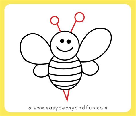 How To Draw A Bee Step By Step at How To Draw