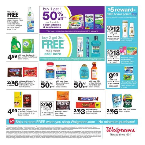 Walgreens Weekly Ad Sep 29 – Oct 5, 2019