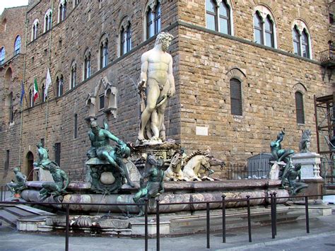 116-1462 - Firenze - Piazza della Signoria - Fountain of Neptune