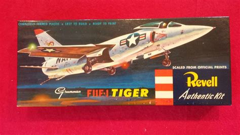 Revell - Grumman F11F-1 TIGER "S" - Model Kit # H-249:89 - Vintage - 1/ ...