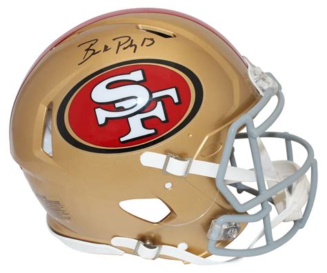 Brock Purdy Signed San Francisco 49ers Authentic Speed Helmet Beckett ...