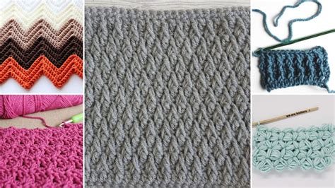 Easy Crochet Textured Stitch Patterns - Easy Crochet Patterns