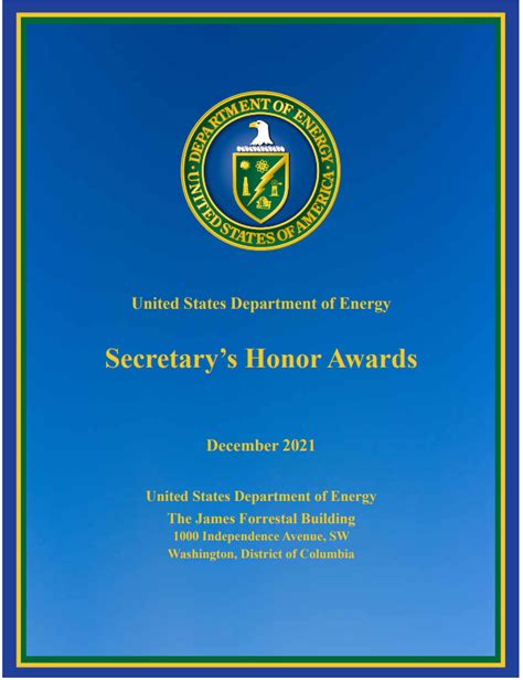 NNSA individuals and teams receive Secretary’s Honor Awards ...