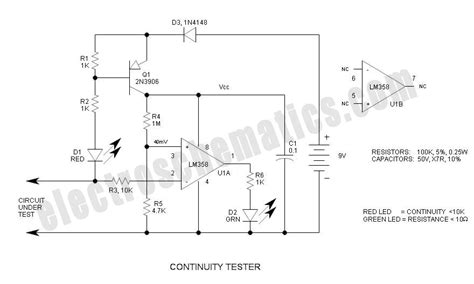 Continuity Tester Circuit Differentiates Resistance