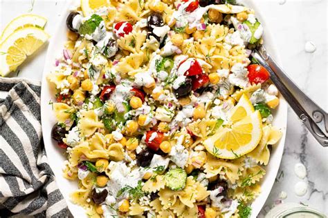 Chickpea Pasta Salad - Midwest Foodie