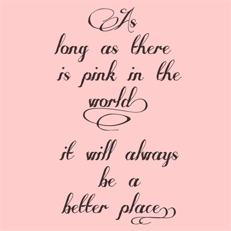 Think Pink Quotes. QuotesGram