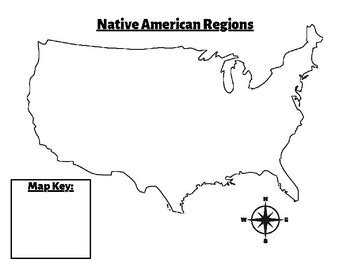 Native American Regions Map by Education Cafe | Teachers Pay Teachers