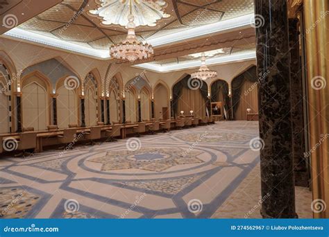 Abu Dhabi, UAE - March,16,2023: Abu Dhabi Royal Palace Inside and ...