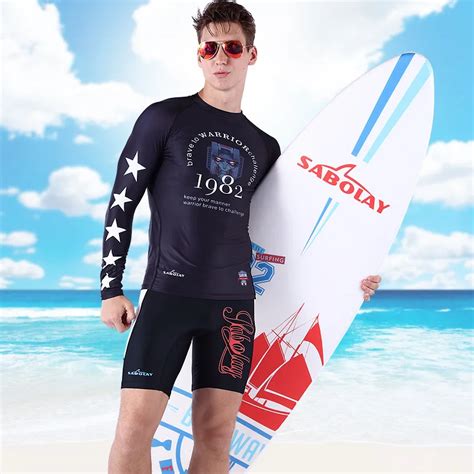 Shark bollywood outdoor long sleeve men surfing clothes beach suntan ...