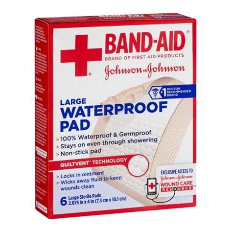 Band-Aid Waterproof Bandages – woundcareshop