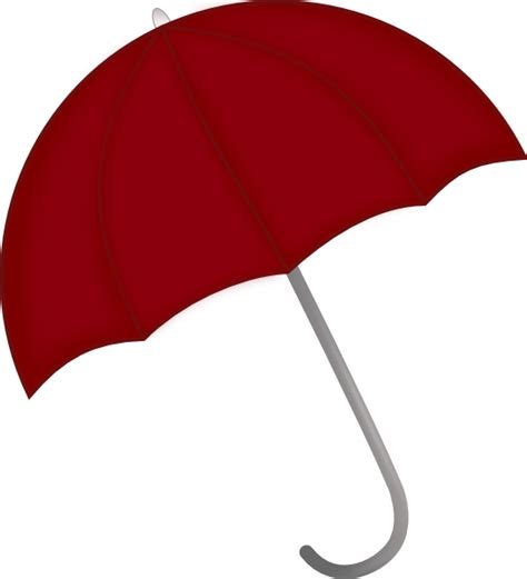 Red Umbrella Clip Art at Clker.com - vector clip art online, royalty ...