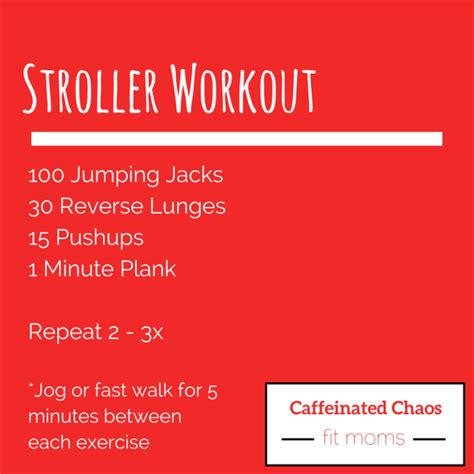 Stroller Workout for Your Next Walk in the Park - Caffeinated Chaos