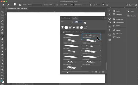 How to change the size of halftones in a Photoshop brush. - RetroSupply