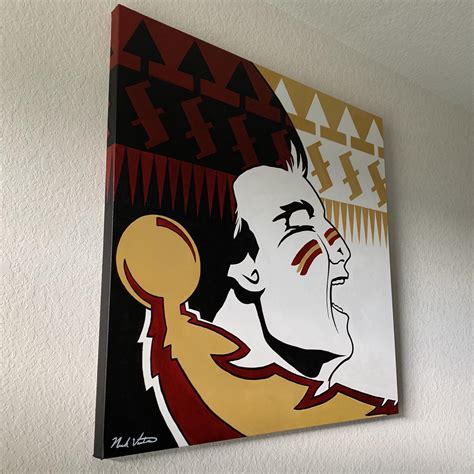 Made some FSU original wall art for the apartment : r/fsu