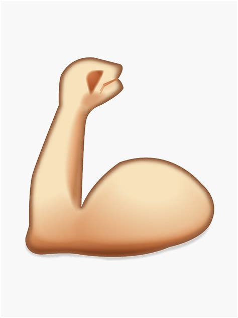 "Strong Emoji" Sticker for Sale by rustybeef | Redbubble