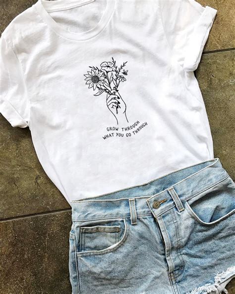 Grow Through What You Go Through - Eco Tee - Wholesome Culture | Womens ...