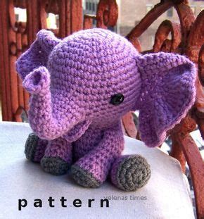 Baby Elephant-Instant Download Crochet Pattern-Toy Elephant-Amigurumi Elephant-DIY Crochet Toy ...