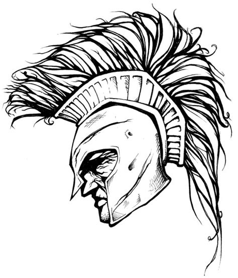 Spartan Warrior Drawing at GetDrawings | Free download