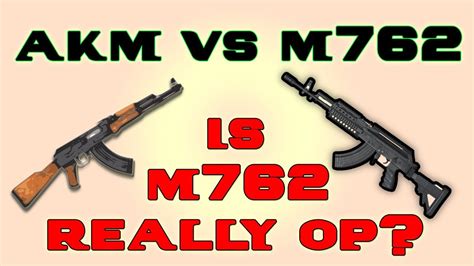 M762 Vs AKM | PUBG MOBILE Recoil Test | Is M762 really op? - YouTube