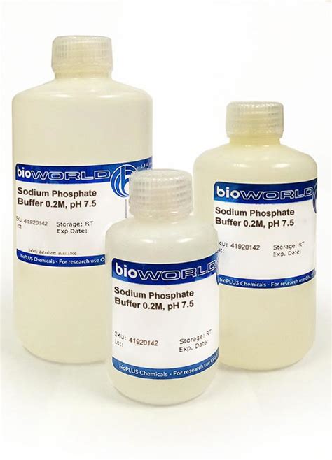 Sodium Phosphate Buffer 0.2M, pH 7.5 (7601-54-9) | bioWORLD