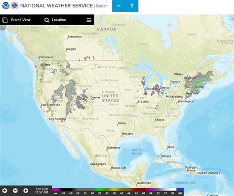 National Weather Service NEW Radar Web Display