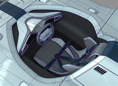 RACER FOURTEEN INTERIOR on Behance | Automotive design, Motor car, Interior