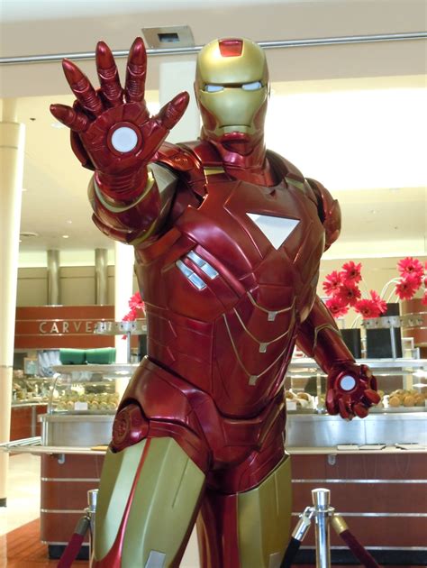 Trending Celeb: Iron Man 2 suit on display...