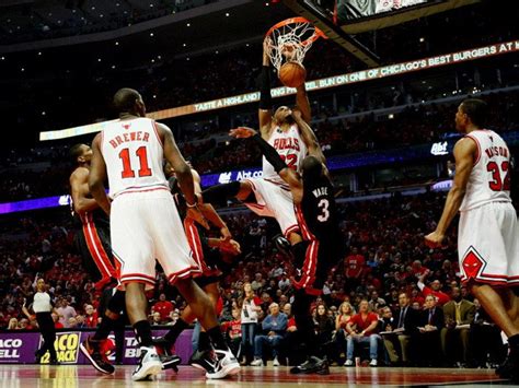 Taj Gibson Monster Dunk Wade Chicago Bulls NBA Basketball 32x24 POSTER