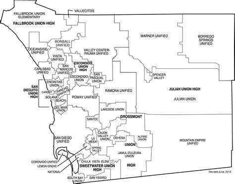 San Diego County School Districts | San diego county, County schools, San diego