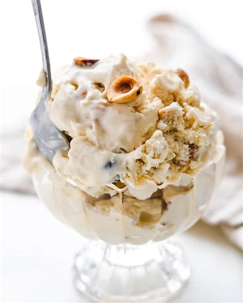 Hazelnut Nougat Ice Cream - Garlic & Zest