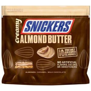 Creamy SNICKERS Almond Butter Square Candy Bars, 7.7 OZ (with Photos ...