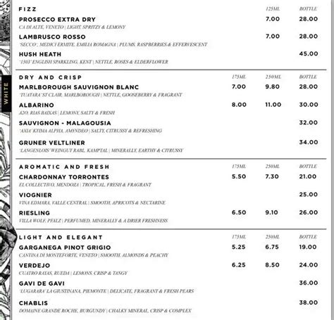 Menu at The Alchemist pub & bar, London, 6 Bevis Marks