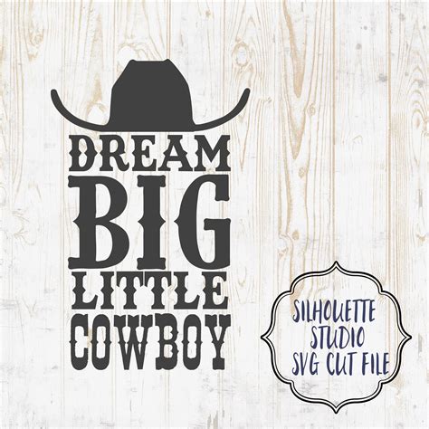 Nursery Print Dream Big Little Cowboy Printable Art Rustic - Etsy Australia