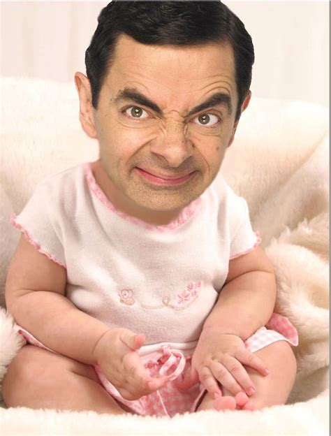 bebe-mr been | Mr. bean, Cosas graciosas, Caras