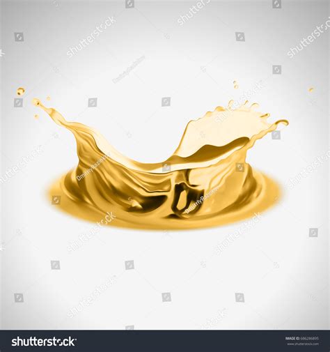 Vector Beer Splash Isolated On Light Stock Vector (Royalty Free) 686286895