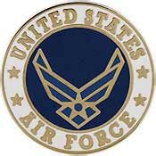 Pins: USAF - Air Force SYMBOL III (REG) (1") – Army Navy Now