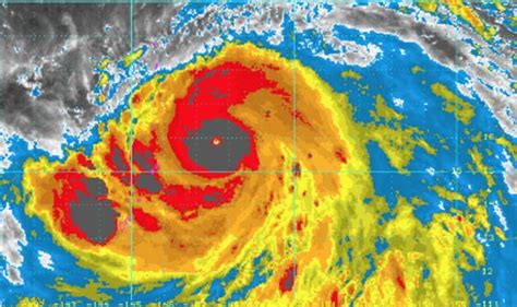 Typhoon Hagibis satellite images: The staggering cyclone MAPPED - latest path and charts | World ...