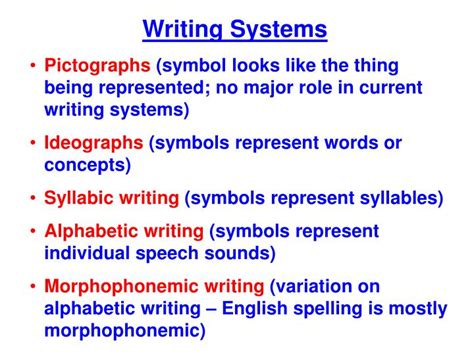 PPT - Writing Systems PowerPoint Presentation, free download - ID:3404107