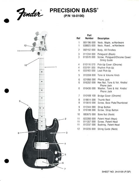 Fender Precision Bass Guitar >> Vintage Guitar and Bass