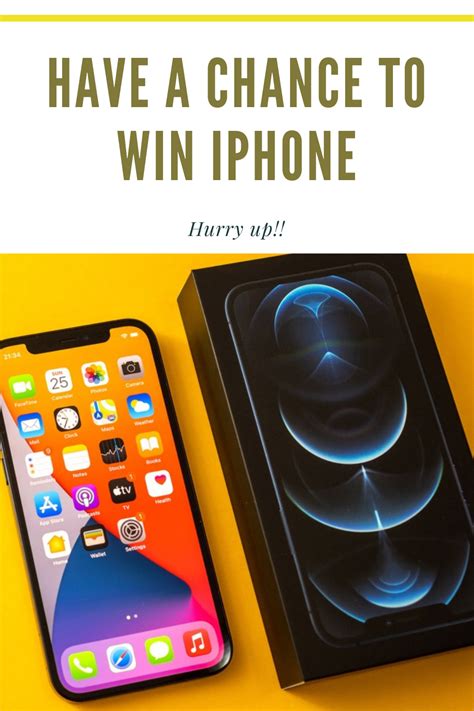 Chance to Win a Free iPhone 12 Pro Get free iPhone 12 giveaway 2021 in 2021 | Get free iphone ...