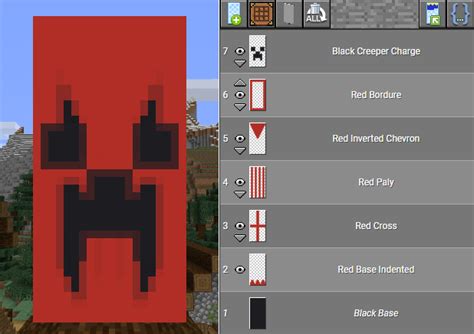 Scary Creeper | Minecraft banner designs, Minecraft designs, Minecraft banners