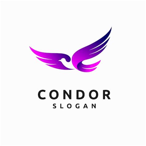 Logo de condor logo de vector de condor | Vector Premium