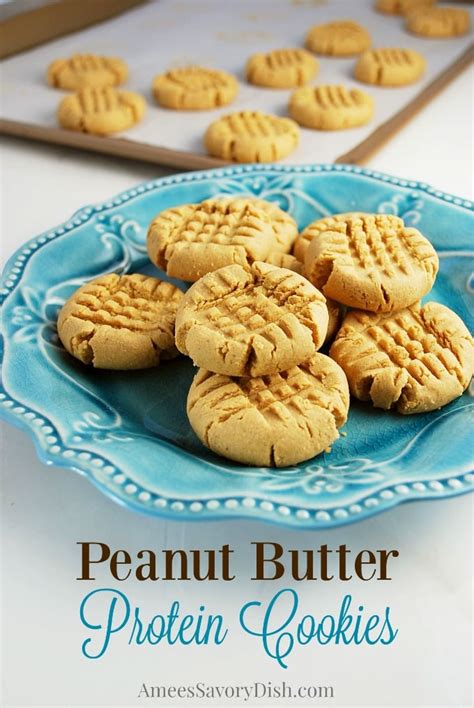 Peanut Butter Protein Cookies made with Quest Protein