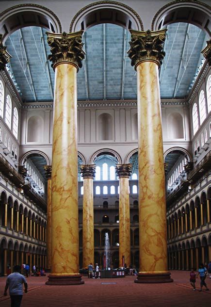 Big columns at the National Building Museum, Washington, DC – Right Reading