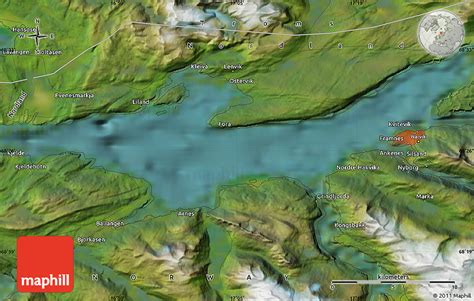 Satellite Map of Narvik