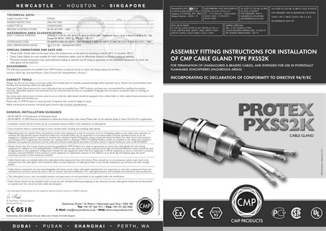 ASSEMBLY FITTING INSTRUCTIONS FOR ... - CMP Products